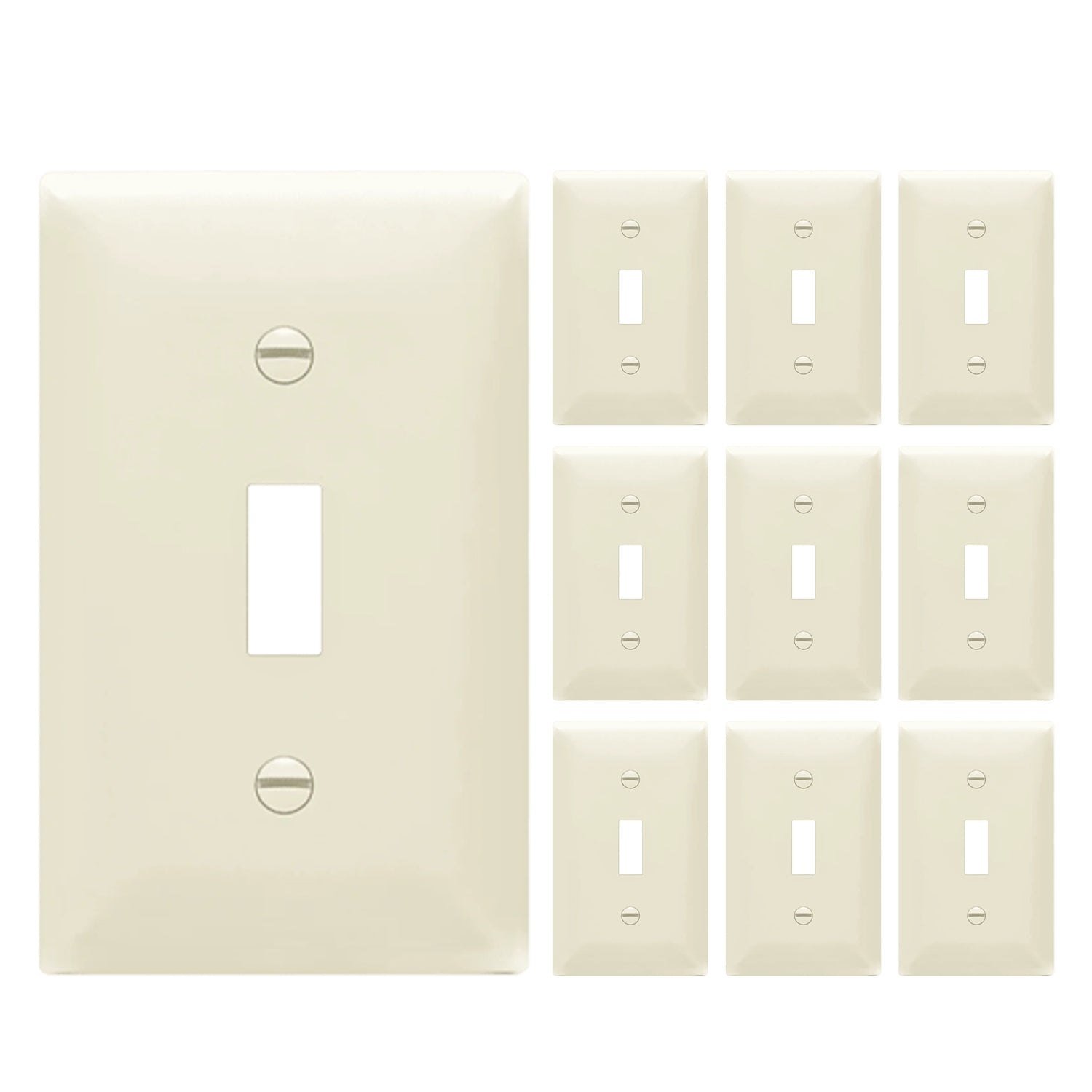 Enerlites Toggle Switch One-Gang Wall Plate