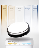 Sunco's 16 inch black ceiling fixture has selectable color temperature, ranging from 2700K to 6000K.