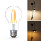 With its Edison-style filament, our A19 bulbs add a classic touch to bathrooms, kitchens, dining rooms, bedrooms, and more.