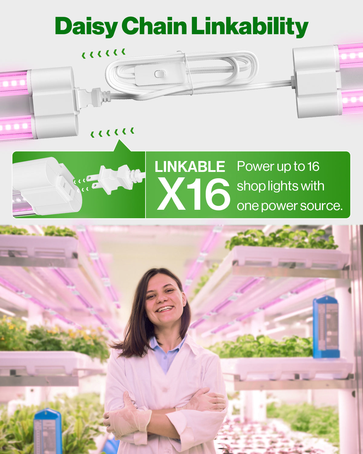 Follow our installation guide for a quick and easy setup for your indoor farming. Mounting hardware is included. Directly mount or suspend from the ceiling with up to 4 fixtures.
