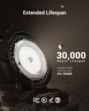 Designed for optimal performance, our LED UFO fixtures have enhanced thermal management that wicks away heat via highly efficient sinks.
