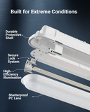 Commercial grade quality of the fixture defines its endurance against frequent use and harsh conditions without compromising functionality.