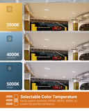 2ft LED Vapor Tight Fixture, 25W/20W/15W, Selectable Wattage & CCT , 3250 Lumens