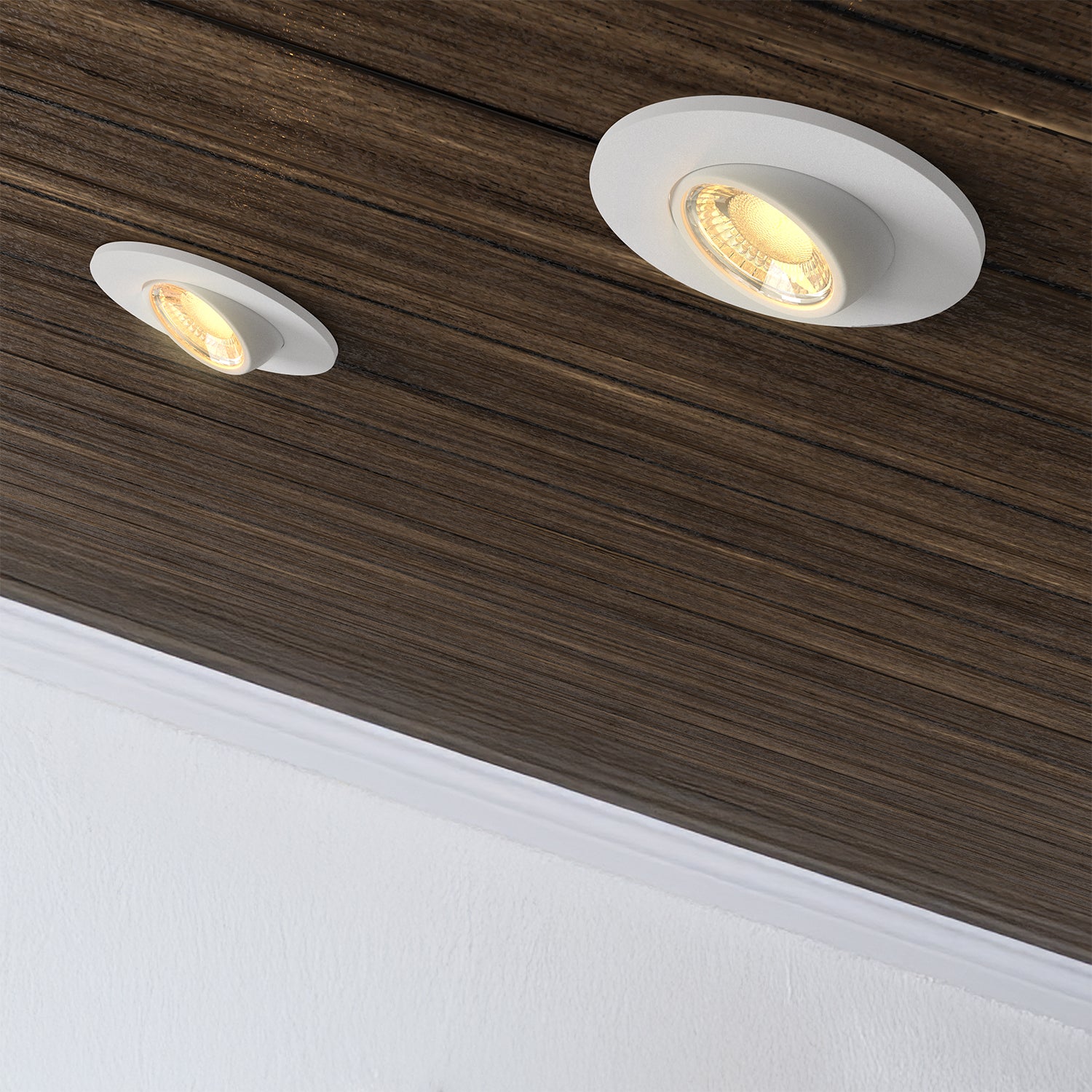 The 2" Selectable Gimbal gives you targeted lighting at your fingertips, ideal for accent walls, sloped ceilings, or focused task zones.
