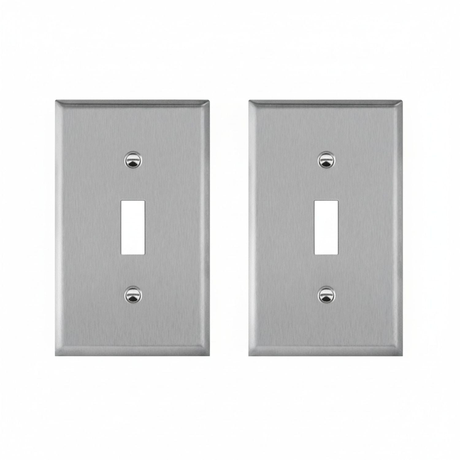 Enerlites Toggle Switch One-Gang Metal Wall Plate