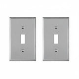 Enerlites Toggle Switch One-Gang Metal Wall Plate