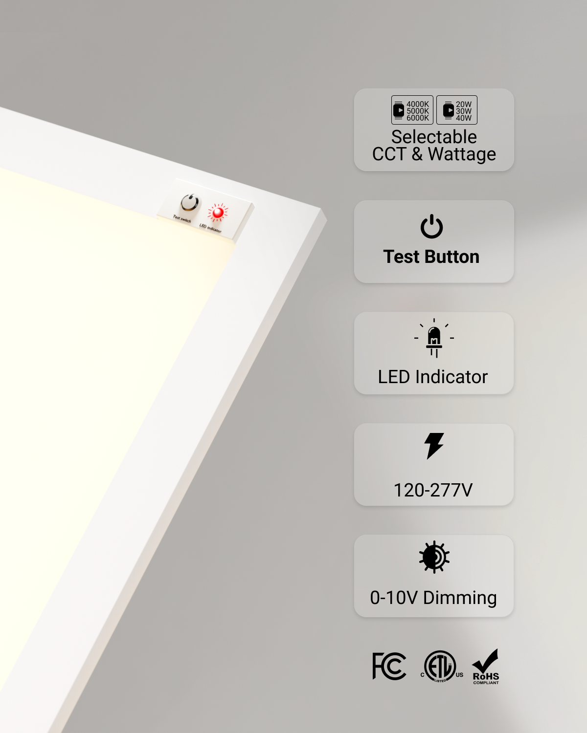 The fixture ensures simple efficiency and instant-on functionality, eliminating any warmup time and provide immediate lighting when you need it.