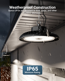 IP65 waterproof rating ensures reliable, bright light in any weather. UL & DLC certified.