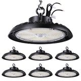 UFO High Bay LED Fixture, 300W/270W/240W, Selectable Wattage & CCT, 49000 Lumens
