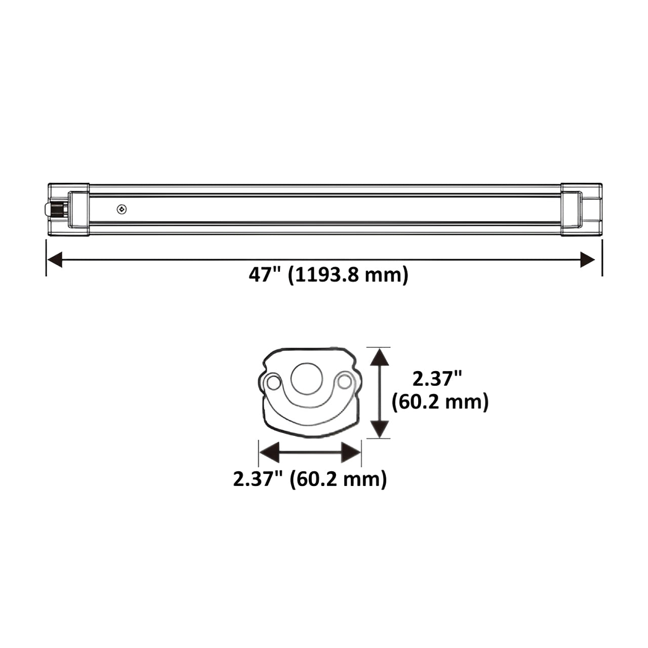 4ft LED Tri-Proof Vapor Tight, 40W, 5200 Lumens