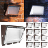 LED Semi Cutoff Wall Pack, Dusk-to-Dawn Photocell, 45W, 7000 Lumens