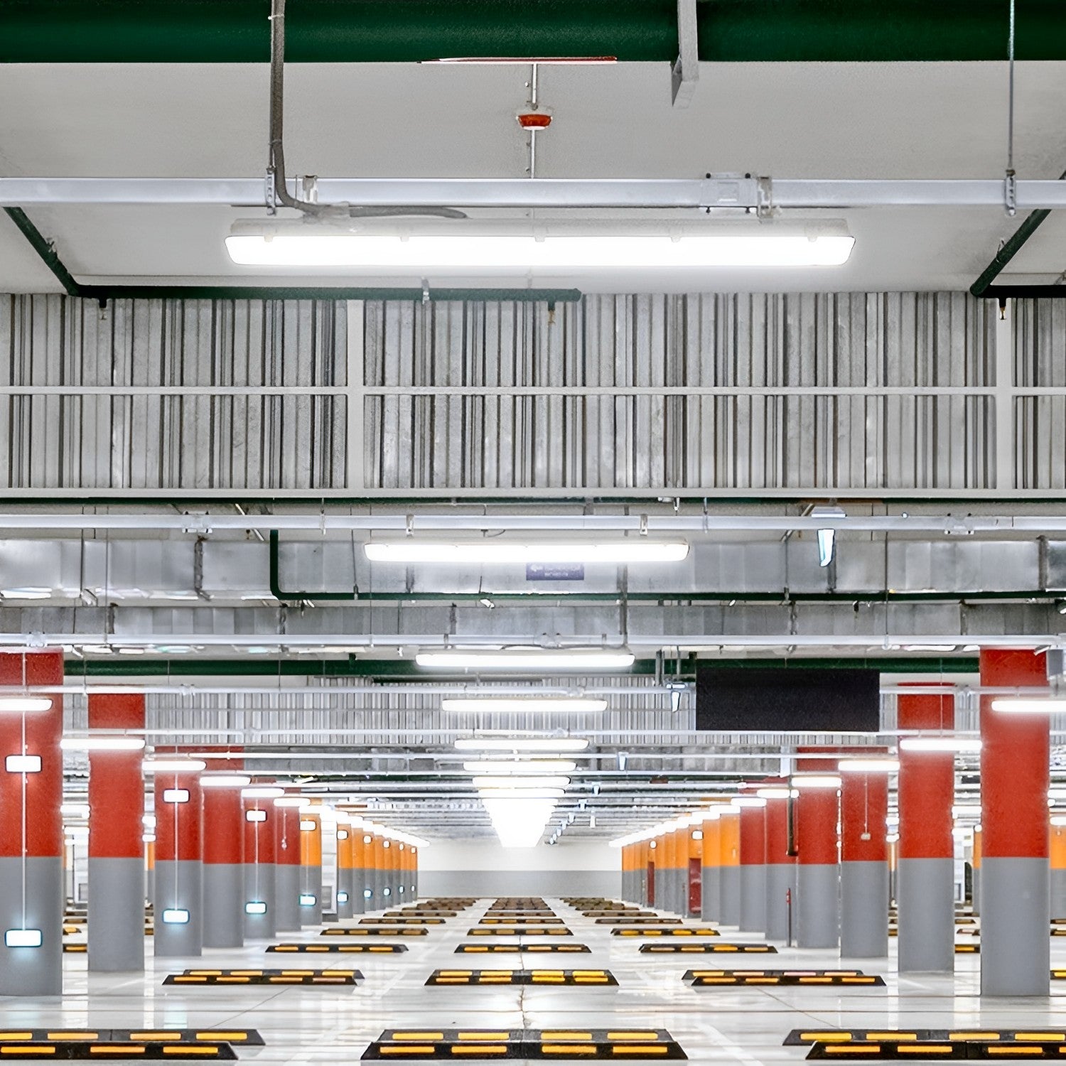 4ft T8 LED Ready Vapor Tight Fixture, 4-Lamp, Non-Shunted, Double Ended