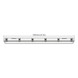 led vapor tight light fixture dimension