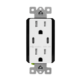 Enerlites 3.6A Dual USB-C Outlet, Tamper-Resistant 15A Duplex Receptacles