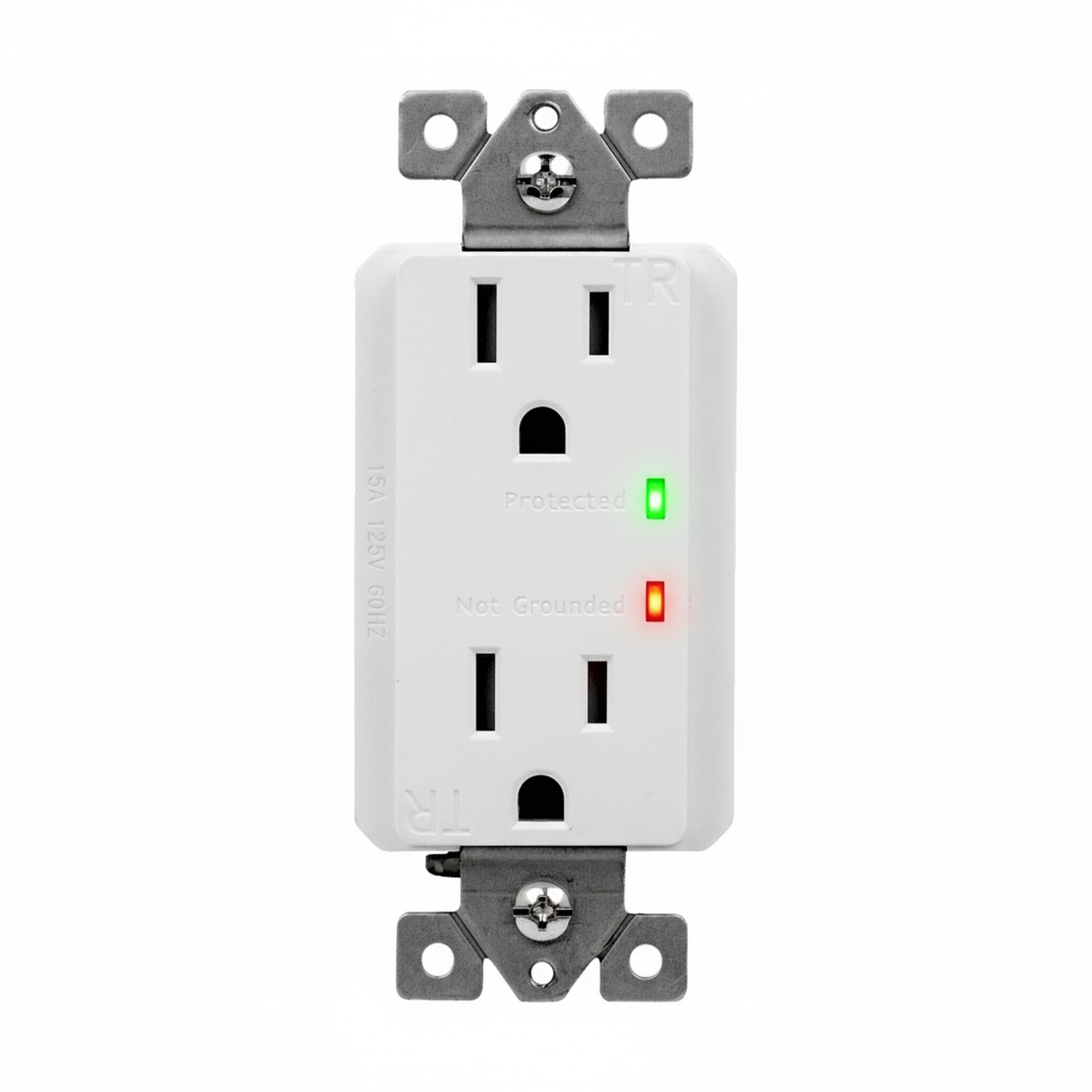 Enerlites Residential Grade 15A Tamper-Resistant Duplex Receptacle with Surge Suppressor