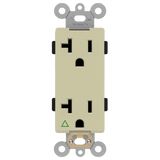 Enerlites Isolated Ground 20A Decorator Duplex Receptacle