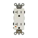 Enerlites Isolated Ground 20A Tamper-Resistant Decorator Receptacle, 5-20R