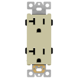 Enerlites Residential Grade 20A Decorator Receptacle, 5-20R