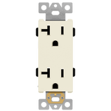 Enerlites Residential Grade 20A Decorator Receptacle, 5-20R
