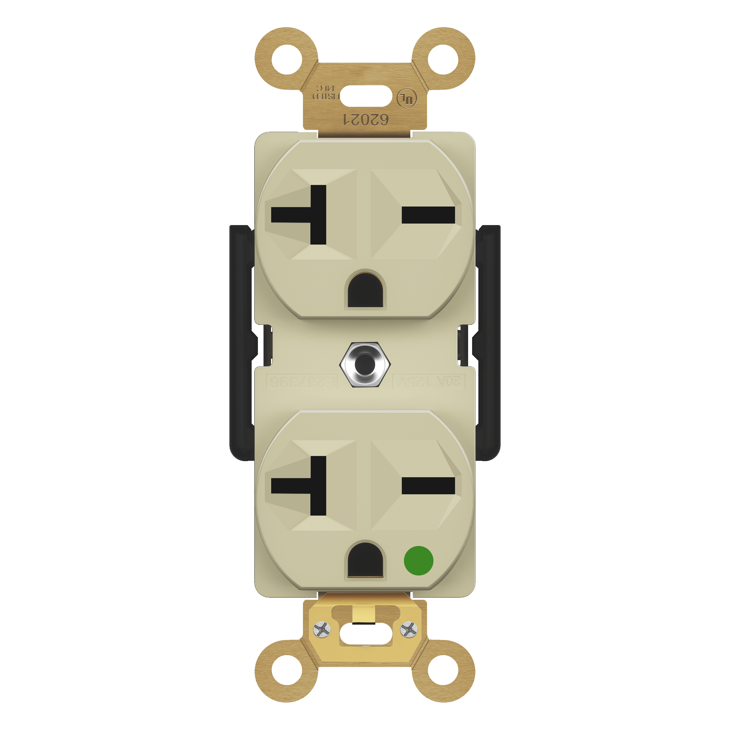 Enerlites Hospital Grade 20A Receptacle, 6-20R