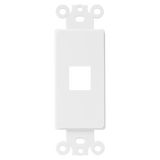 Enerlites 1-Port Decorator Data Wall Plate Insert