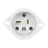 Enerlites Straight Blade Flanged Inlet, 20A, 6-20PFI