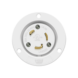 Enerlites Locking Flanged Inlet, 30A, L6-30PFI