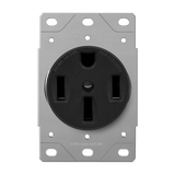 Enerlites Industrial Grade Flush Mount Receptacle, 50A, 14-50R