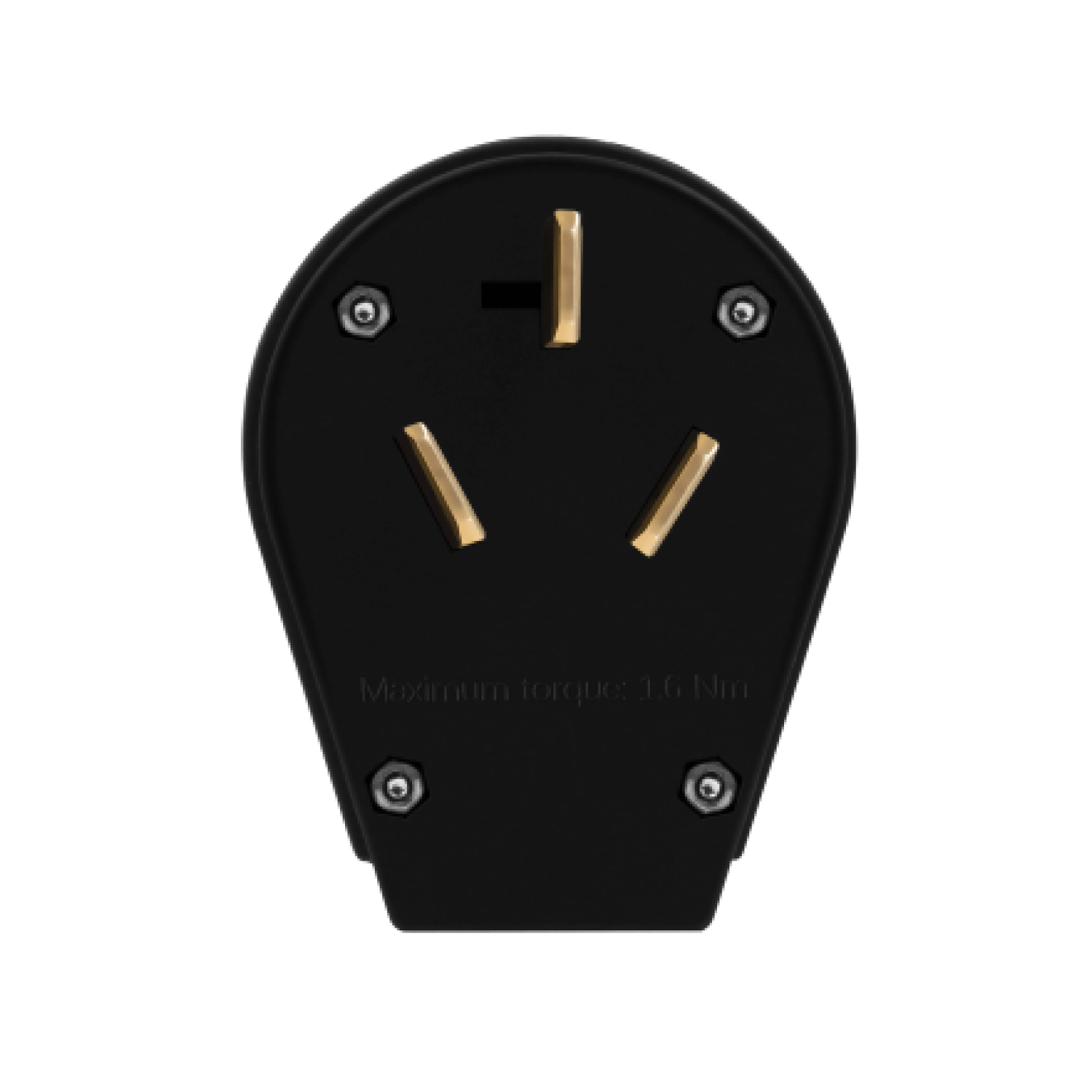 Enerlites Straight Blade Angle Replacement Male Plug 125/250VAC, 10-30P/50P