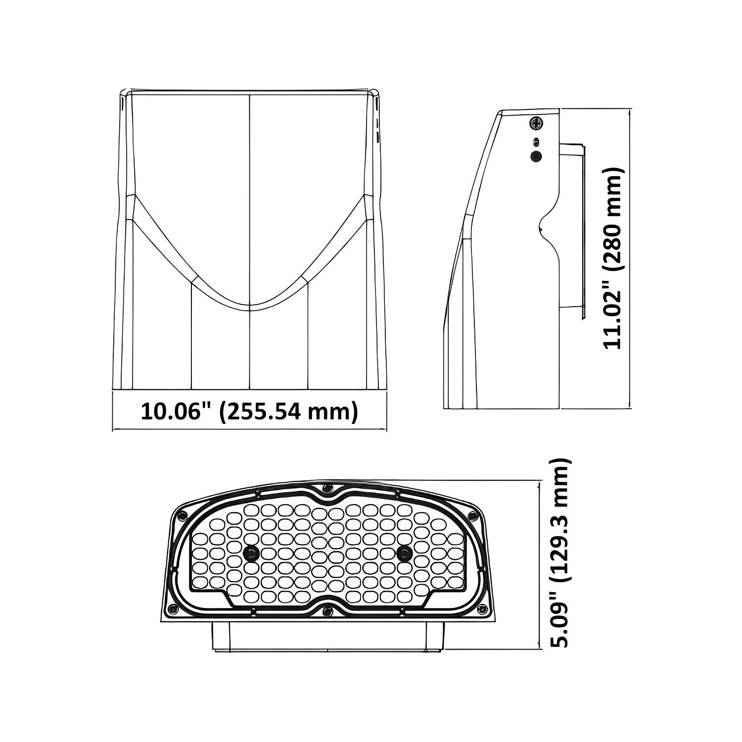 LED Slim Wall Pack, Adjustable, 67W, Non-Dimmable, 9600 Lumens