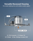 Recessed Lighting Can, 6 Inch, New Construction