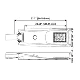 LED Solar Area Light, Motion Activated, Dusk to Dawn Photocell, 70W, 7200 Lumens