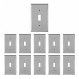 Enerlites Toggle Switch One-Gang Metal Wall Plate