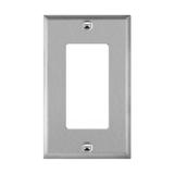Enerlites Decorator/GFCI One-Gang Metal Wall Plate, Mid-Size