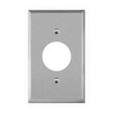 Enerlites Single Receptacle One-Gang Metal Wall Plate