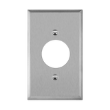 Enerlites Locking Device Receptacle Stainless Steel Wall Plate