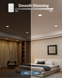 Smooth, flicker-free dimming lets you fine-tune the atmosphere in every room, from vibrant to relaxed.