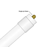 8 ft. LED tube light with single pin base