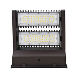 Image of Rotatable LED Wall Pack Light 80W 5000K 10,800 lumens, Adjustable Head LED Wall Pack Light - Great for Area Light, Warehouse, Industrial and Commercial Use