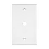 Enerlites Plastic Wall Plates 1-Gang Cable Wall Plate 0.406