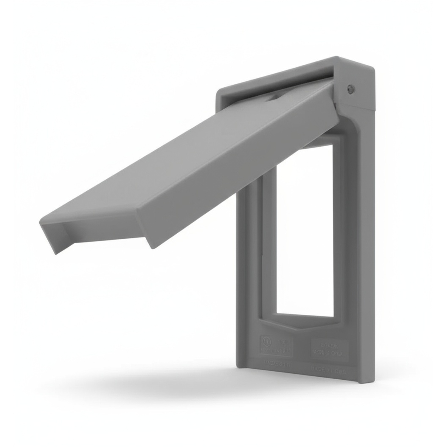 Enerlites 1-Gang Weatherproof Decorator Vertical Mount Wall Plate