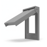 Enerlites 1-Gang Weatherproof Decorator Vertical Mount Wall Plate