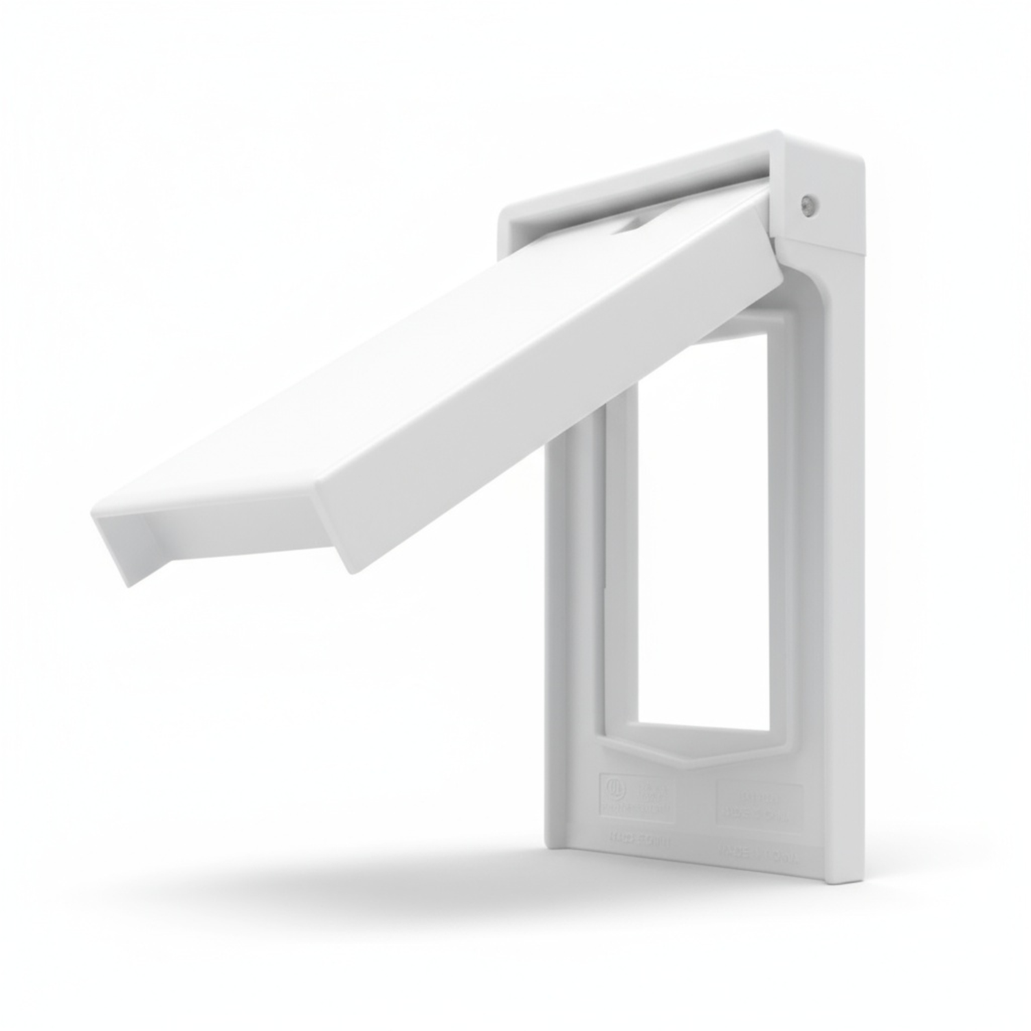 Enerlites 1-Gang Weatherproof Decorator Vertical Mount Wall Plate