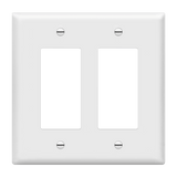 Enerlites Matte Finish Decorator/GFCI Two-Gang Wall Plate, Mid-Size