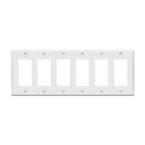Enerlites Decorator/GFCI Six-Gang Wall Plate