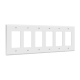 Enerlites Decorator/GFCI Six-Gang Wall Plate, Mid-Size
