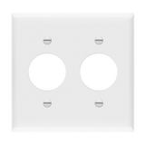 Enerlites Single Receptacle Two-Gang Wall Plate