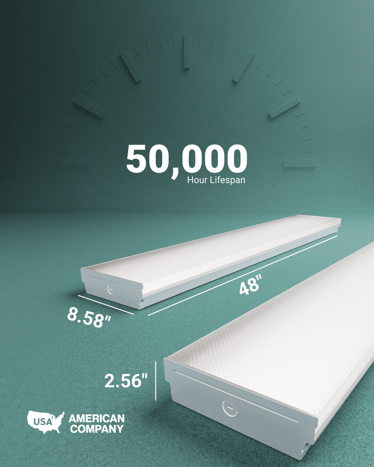 Sunco’s LED prisma wraparounds replace outdated HID fixtures or fluorescent tubes to provide higher energy efficiency.