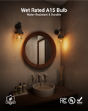 A15 LED Bulb, Filament, 7W, 800 Lumens