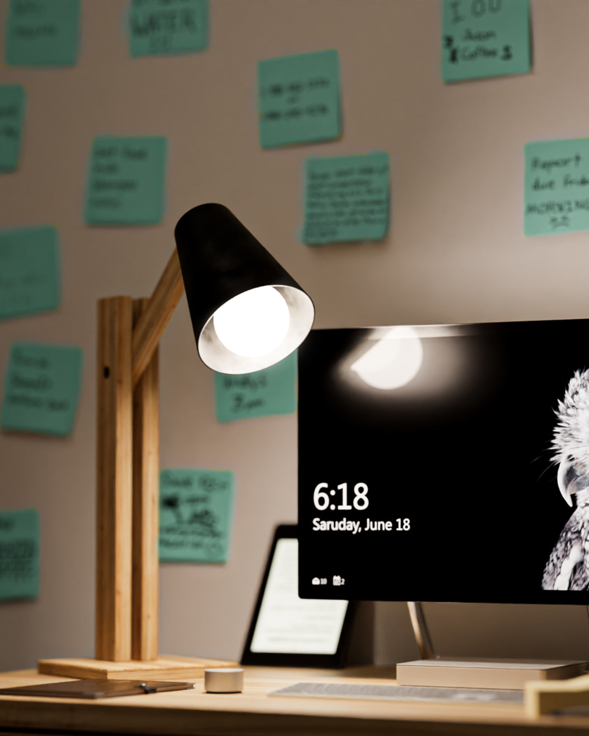 Create a cozy and inviting atmosphere with warm white lighting. Ideal for moments of resolution and comfort.